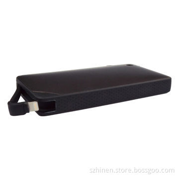 Power Bank with Lightning Cable, USB Port and Micro USB Port